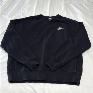 Nike Black Crewneck Sweater Classic Design